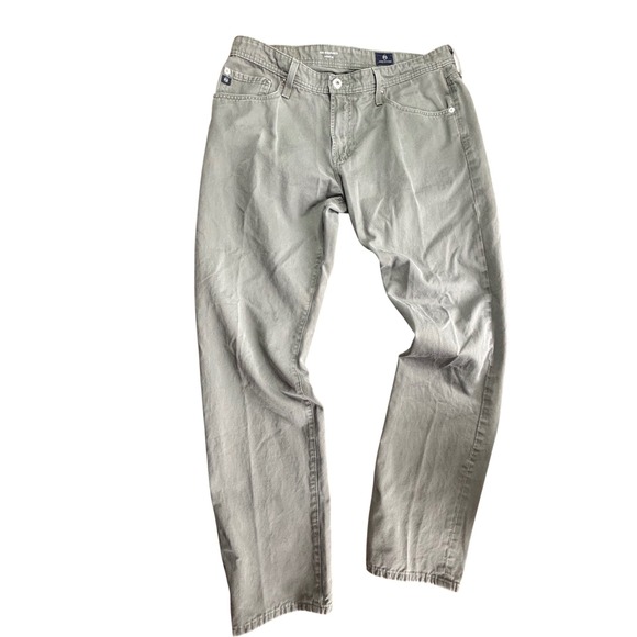 Ag Adriano Goldschmied Other - AG Adriano Goldschmied The Graduate Tailored Leg Pants Olive Green Mens 36R